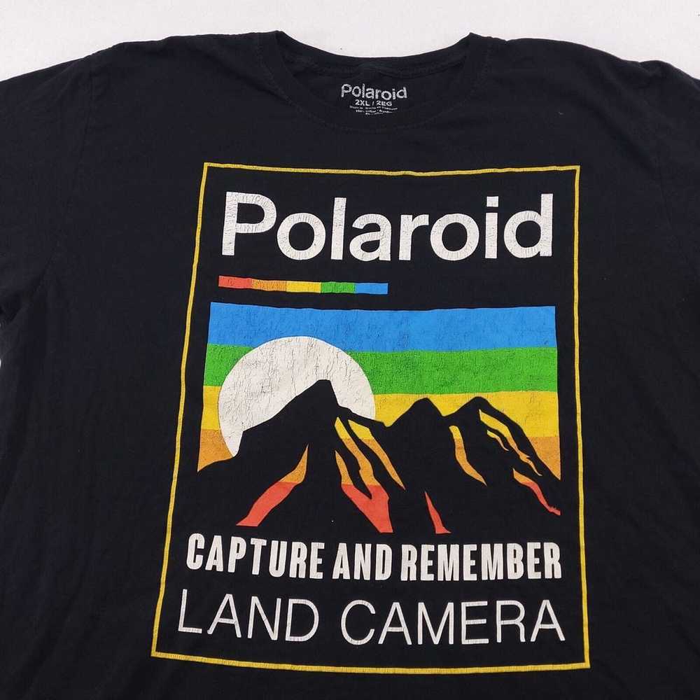 Polaroid Casual Pullover Short Sleeve Graphic T-S… - image 1