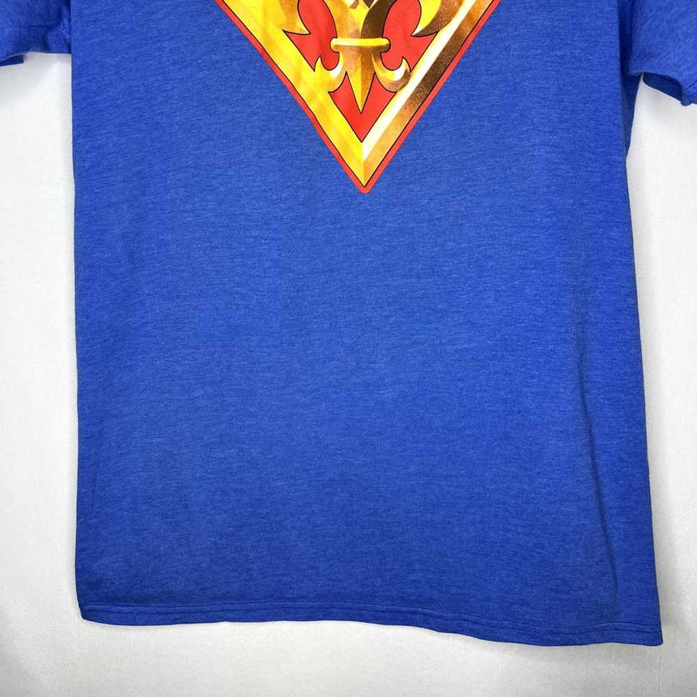 Boy Scouts of America Men's Blue Superman T-shirt… - image 3