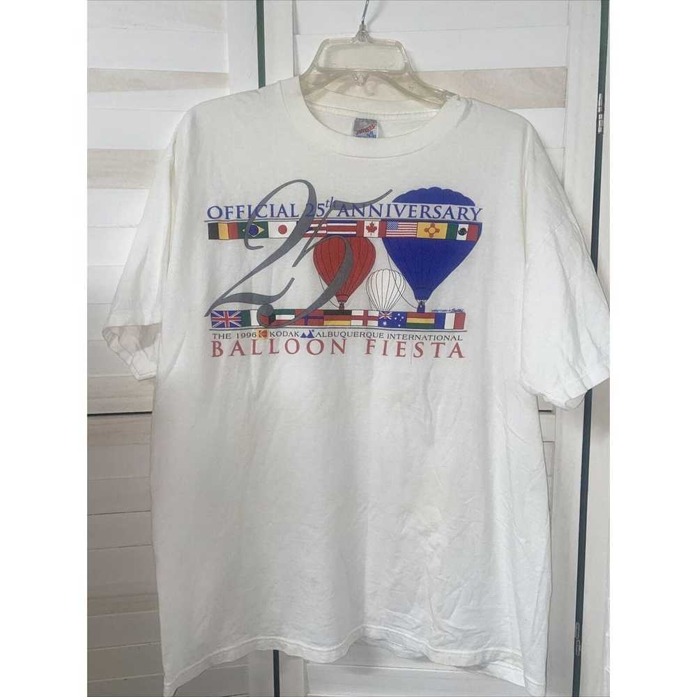 Vintage 1996 Balloon Fiesta 25th Anniversary Shir… - image 1