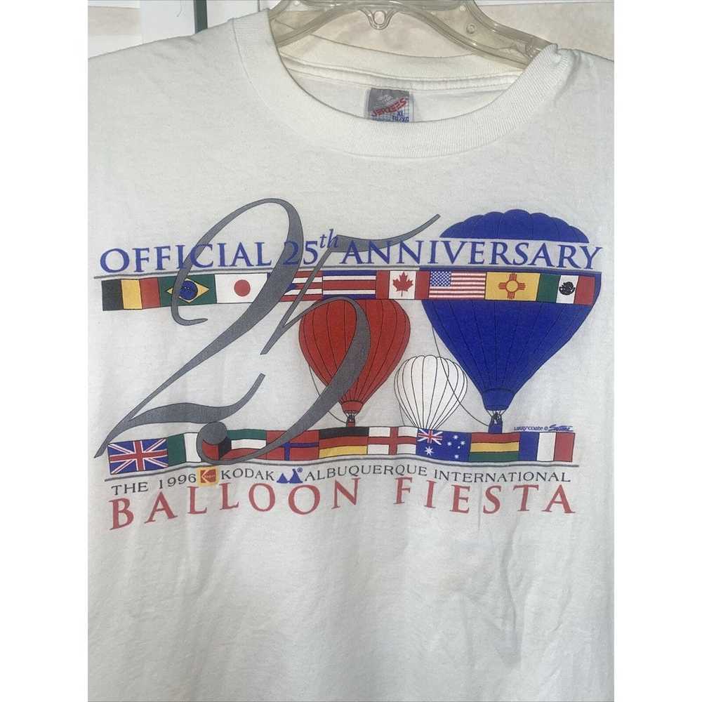 Vintage 1996 Balloon Fiesta 25th Anniversary Shir… - image 2
