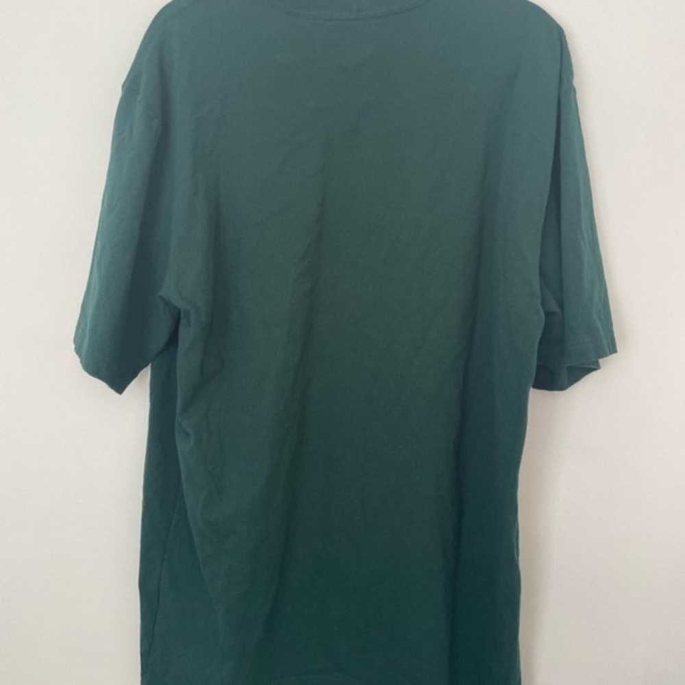 Carhart shirt men’s Hunter, dark green short slee… - image 5