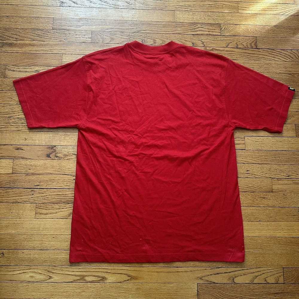 Vintage 90s Ferrari Red Graphic Tee T-Shirt XL Ra… - image 3