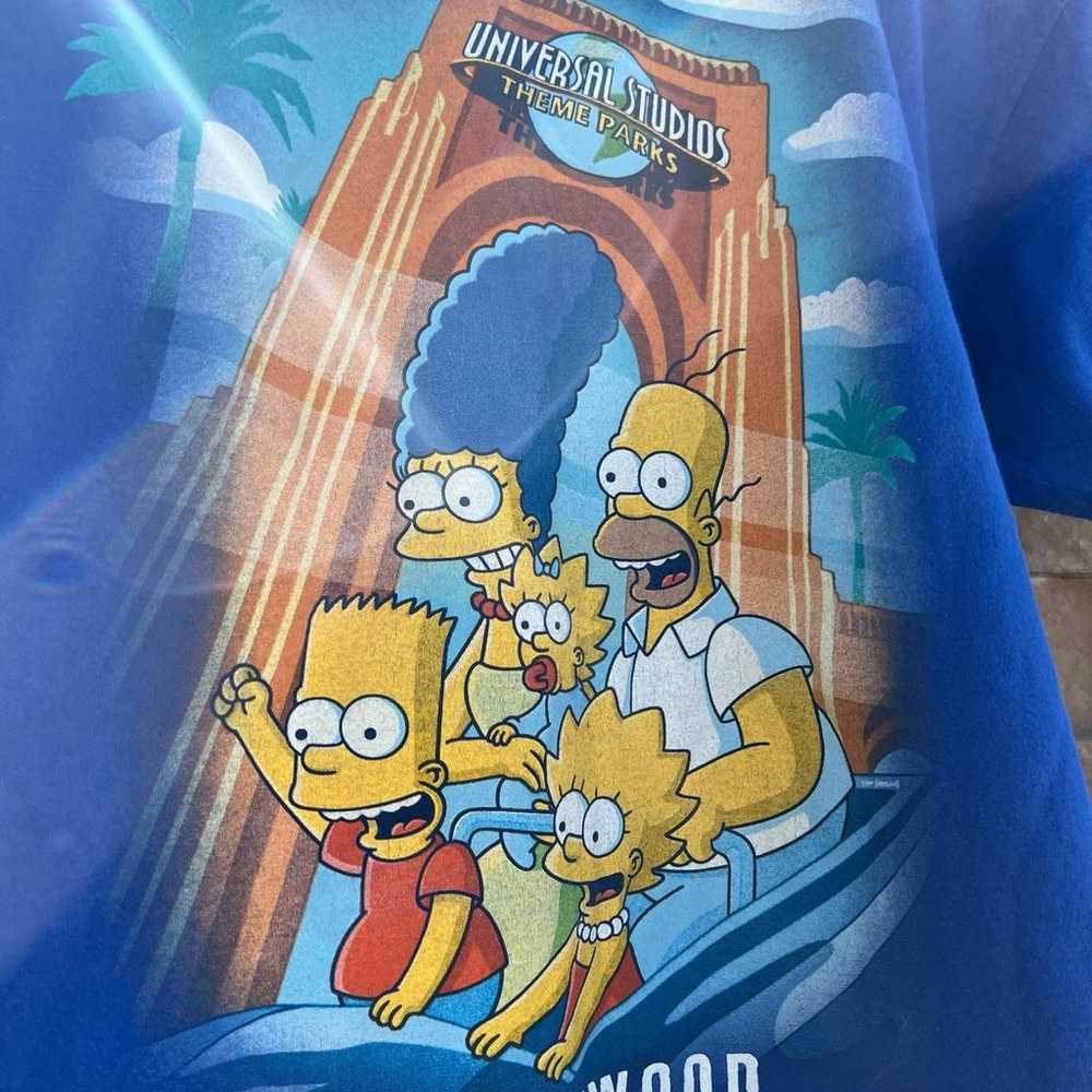 Vintage universal studios the Simpsons shirt - image 2