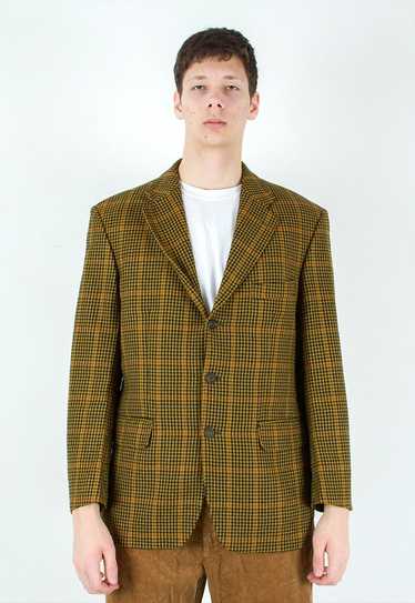 MAGEE Donegal Tweed UK 44S US Check Wool Blazer J… - image 1