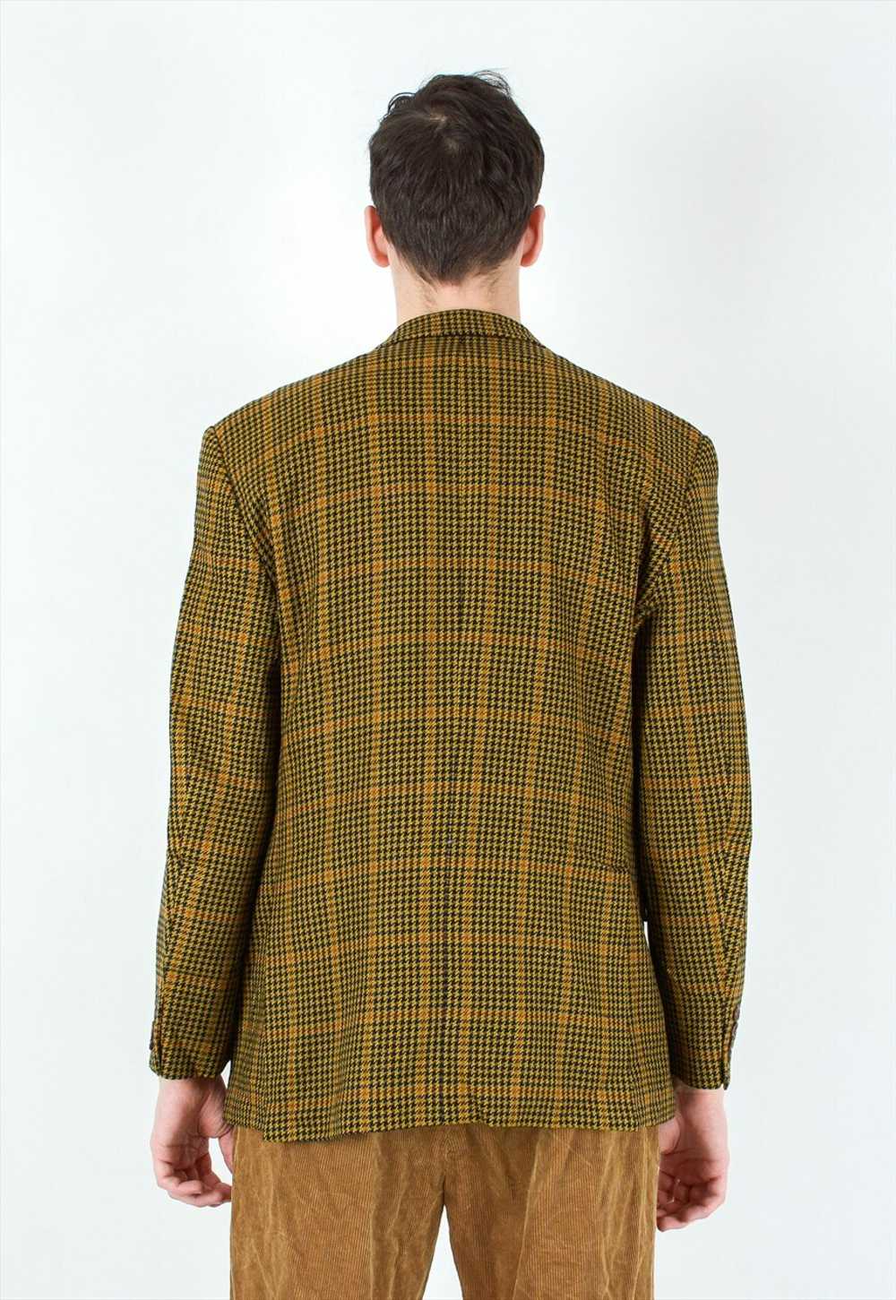 MAGEE Donegal Tweed UK 44S US Check Wool Blazer J… - image 3