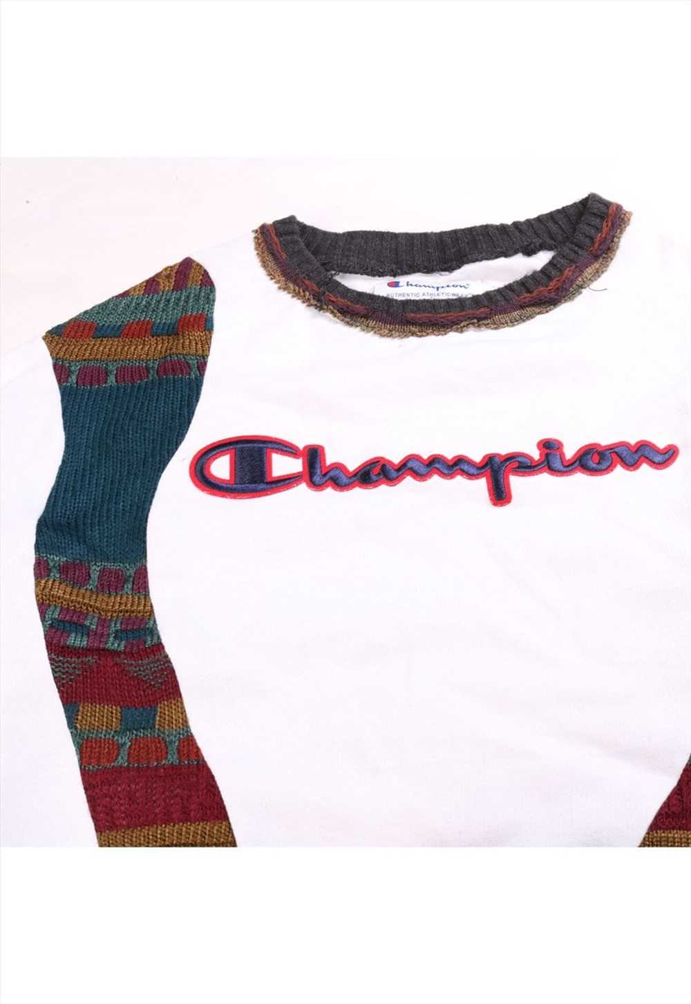 Vintage 90's Champion Sweatshirt Champion Heavywe… - image 2
