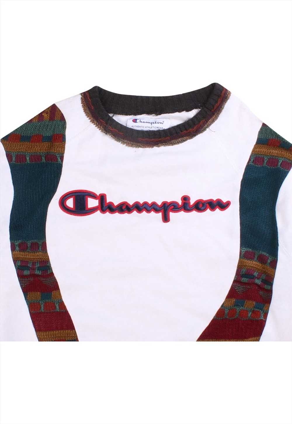Vintage 90's Champion Sweatshirt Champion Heavywe… - image 4