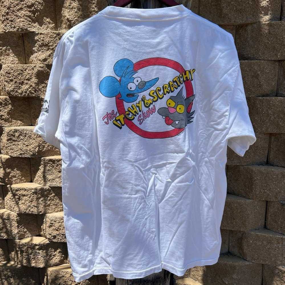 Vintage itchy and scratchy shirt - image 2