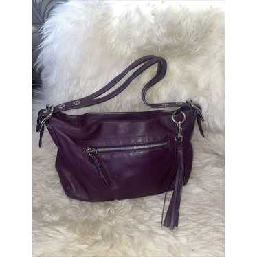 Coach Signature Shoulder Bag Canvas Leather 3Set Beige Purple Brown Auth  ar9785 ref.972155 - Joli Closet