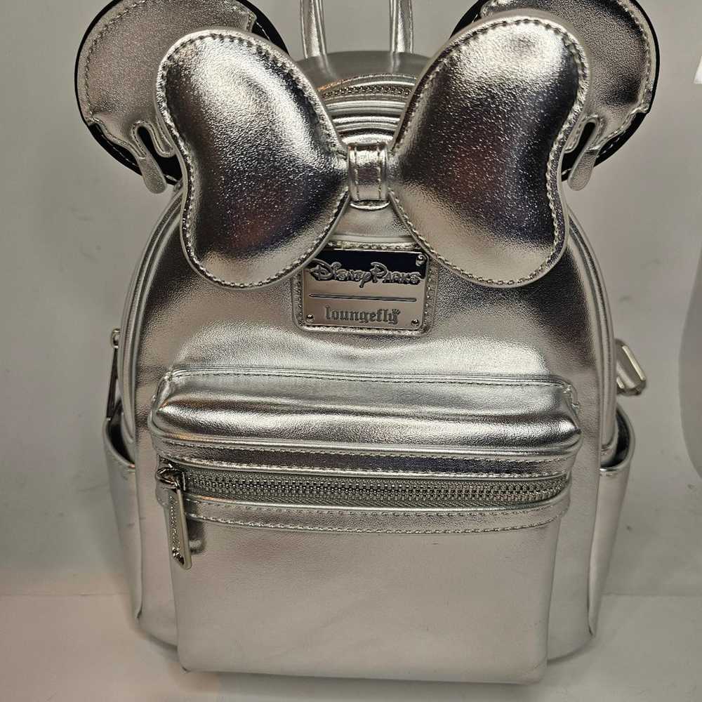 Disney 100th Anniversary Minnie Mouse Silver Drip… - image 1