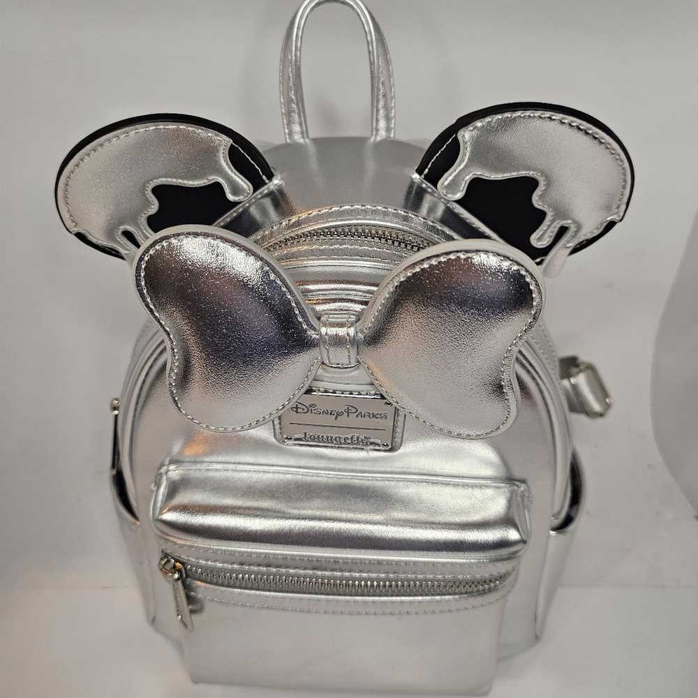 Disney 100th Anniversary Minnie Mouse Silver Drip… - image 2