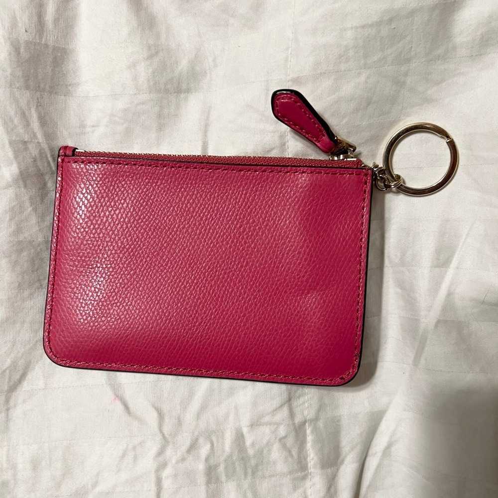 Coach shoulder bag/tote and wallet. pebbled leath… - image 9
