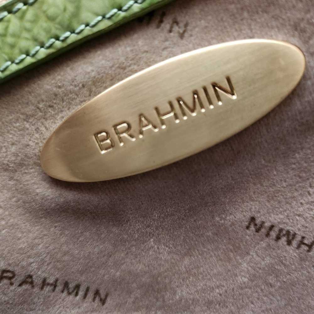Brahmin Mini Asher Green Leather Purse - image 2