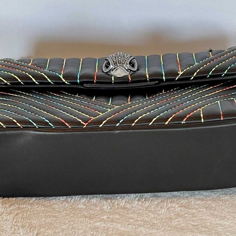 Kurt Geiger Mini Kensington Leather Rainbow Stitc… - image 6