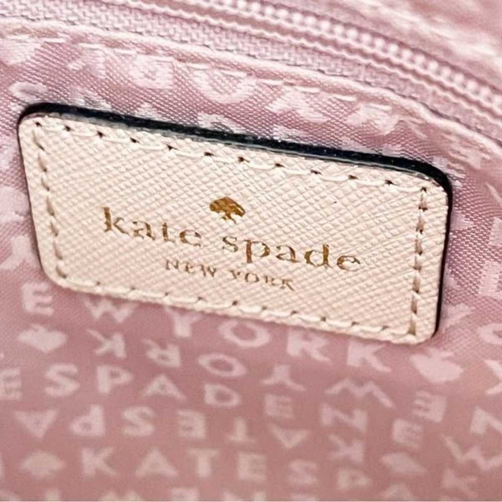 Kate Spade Rima Crossbody Saffiano Leather Blush … - image 7