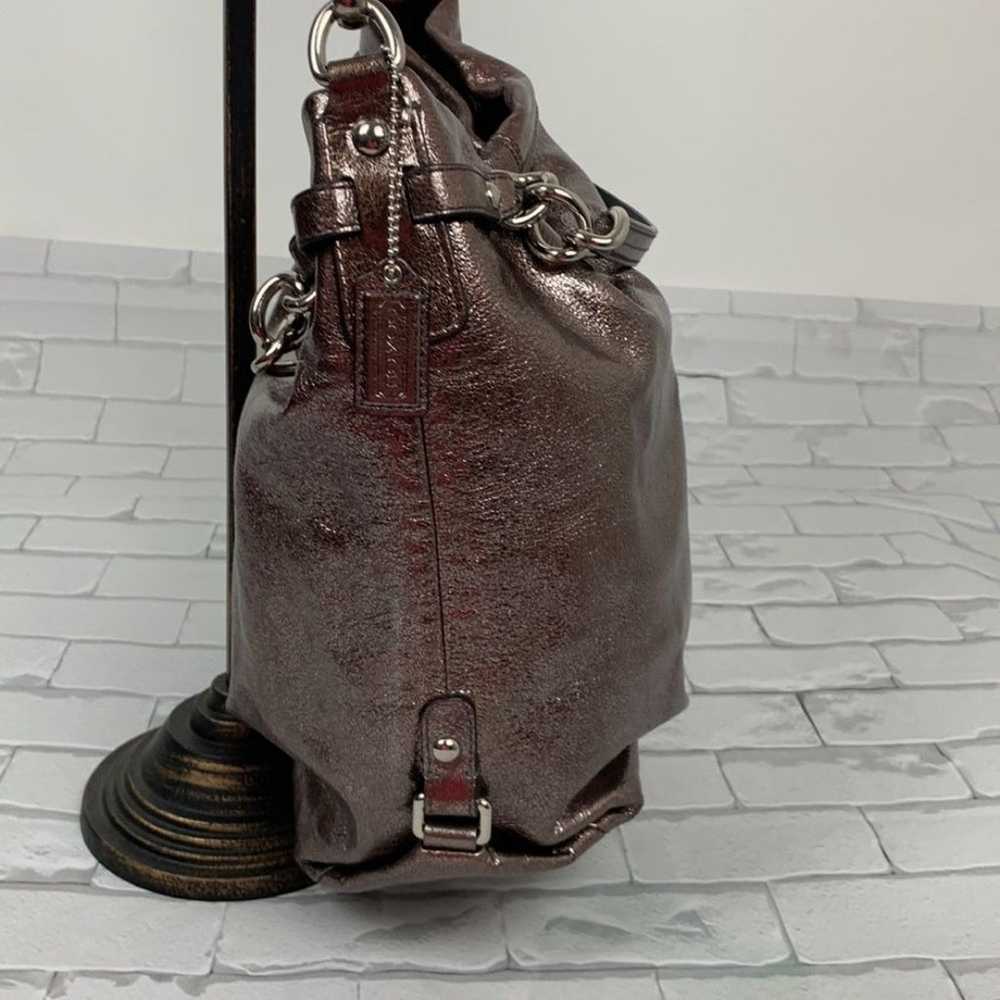 Coach Leather Metallic shoulder handbag #F16616 P… - image 6