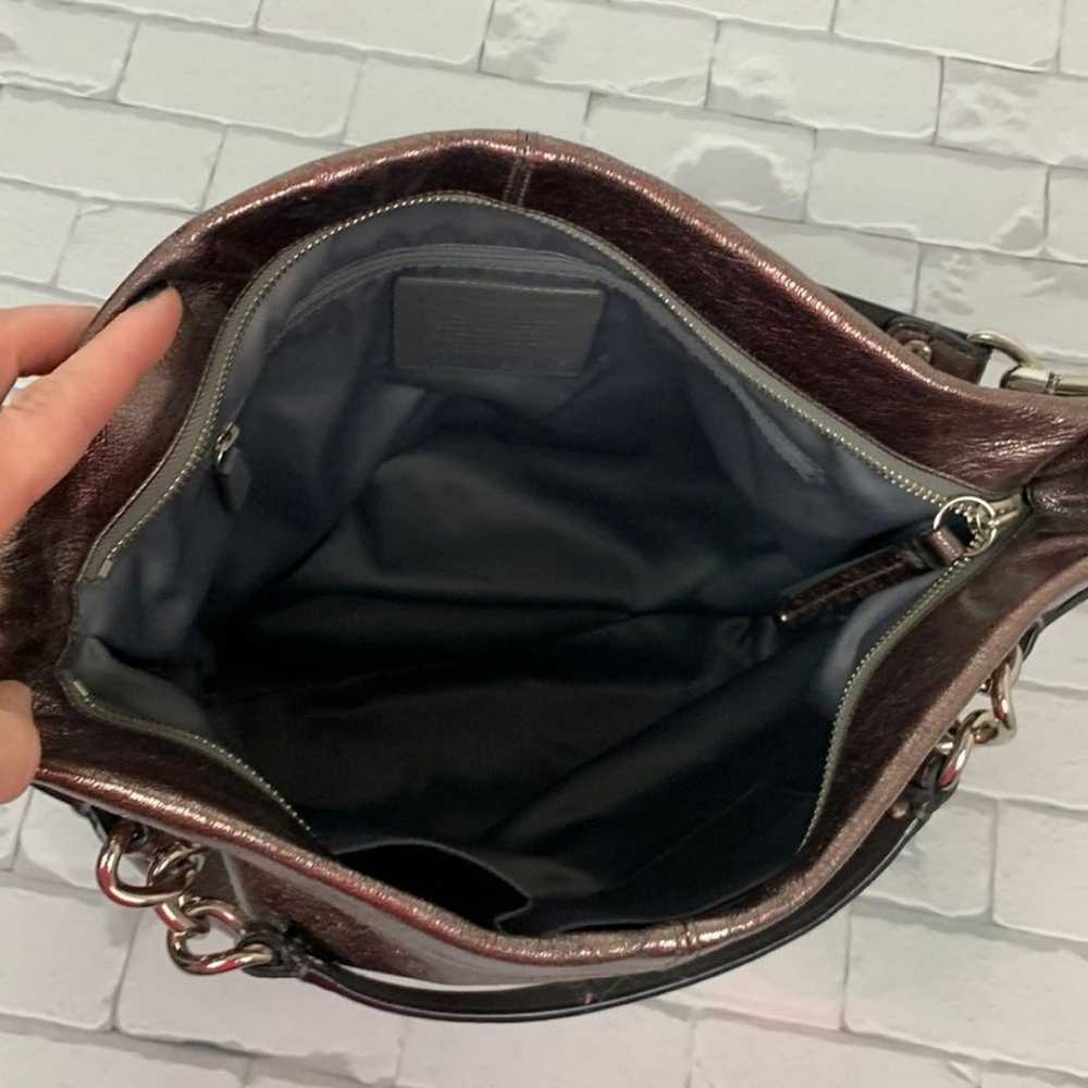 Coach Leather Metallic shoulder handbag #F16616 P… - image 8