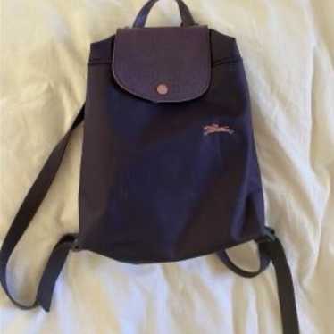 Longchamp le Pliage Club Backpack Plum