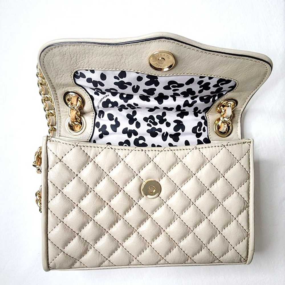 Rebecca Minkoff Beige Leather Mini Quilted Affair… - image 7