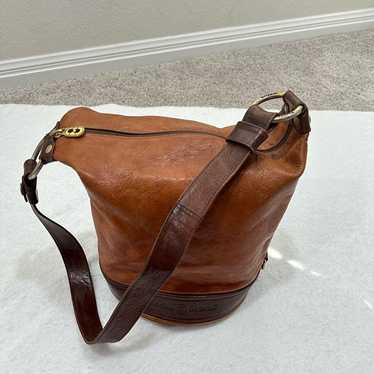 Marino Orlandi Big Leather Shoulder Bag