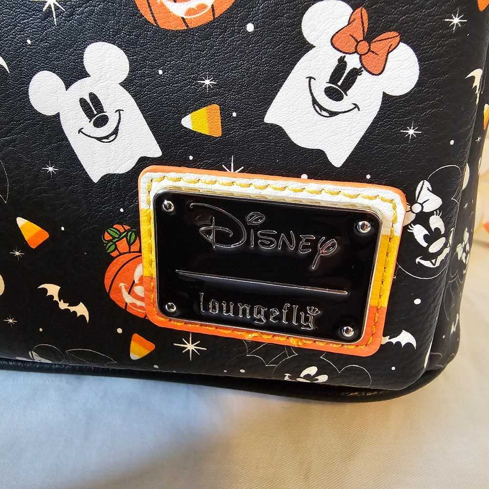 Disney Halloween Loungefly Backpack and Ear Set - image 3