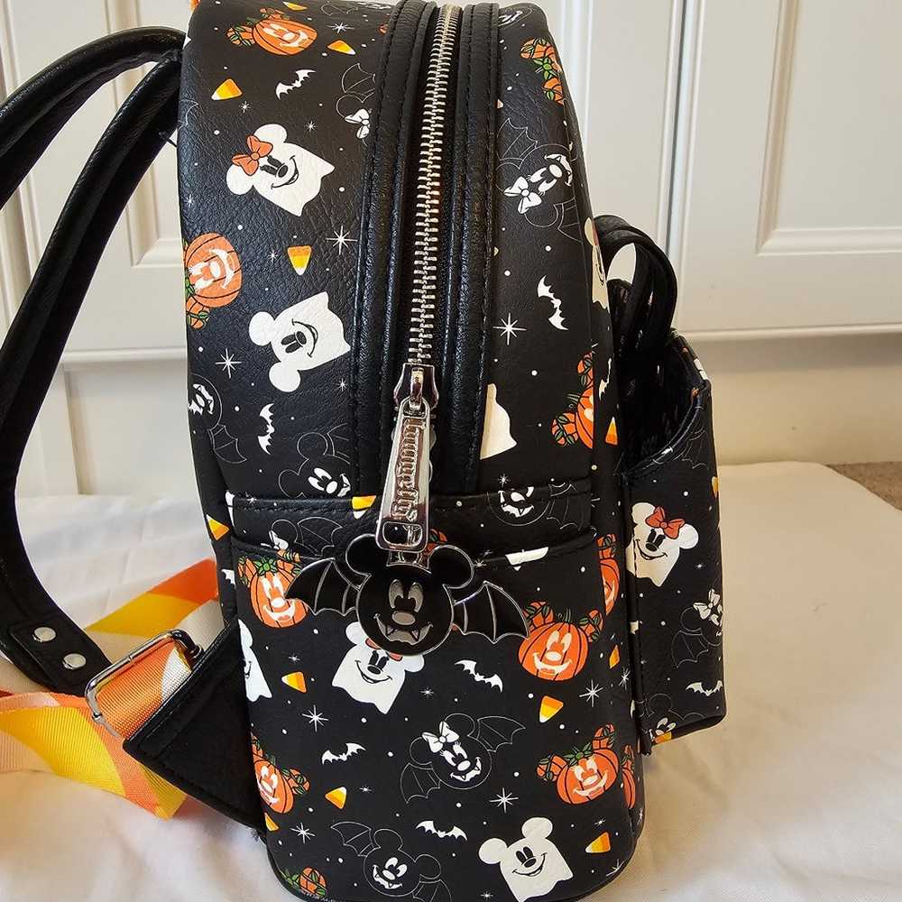 Disney Halloween Loungefly Backpack and Ear Set - image 7