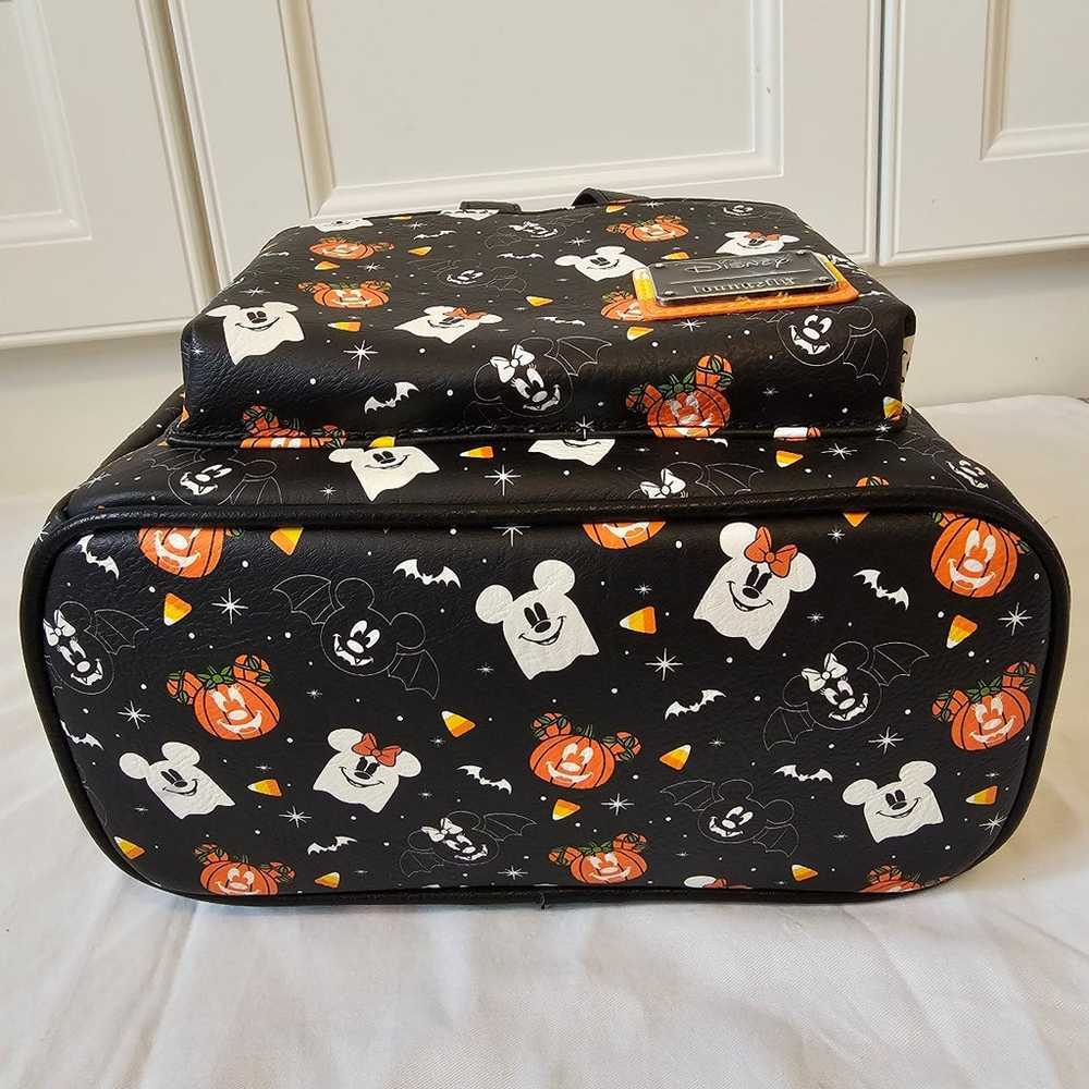 Disney Halloween Loungefly Backpack and Ear Set - image 8
