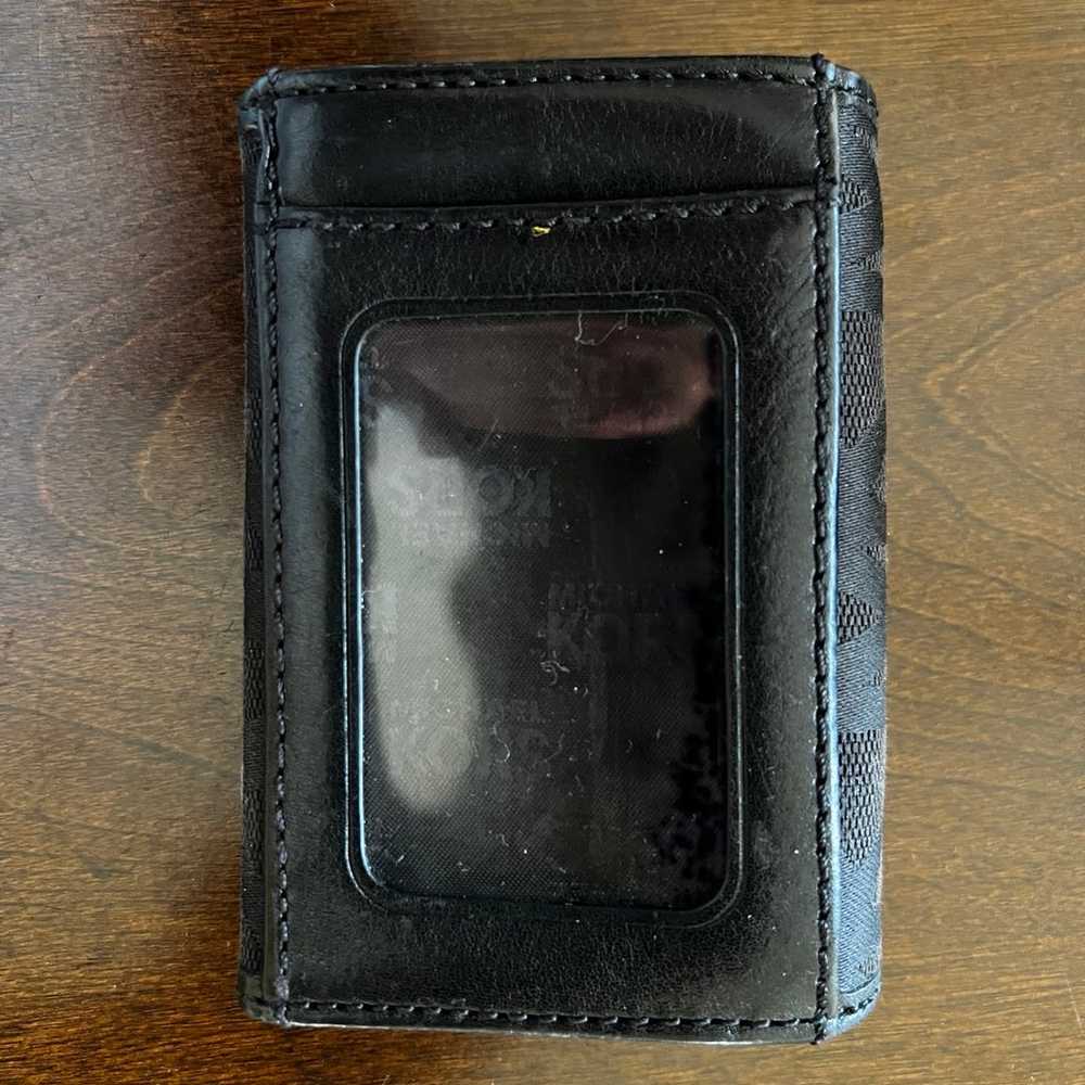 Michael Kors Black Leather Purse & Matching Wallet - image 10