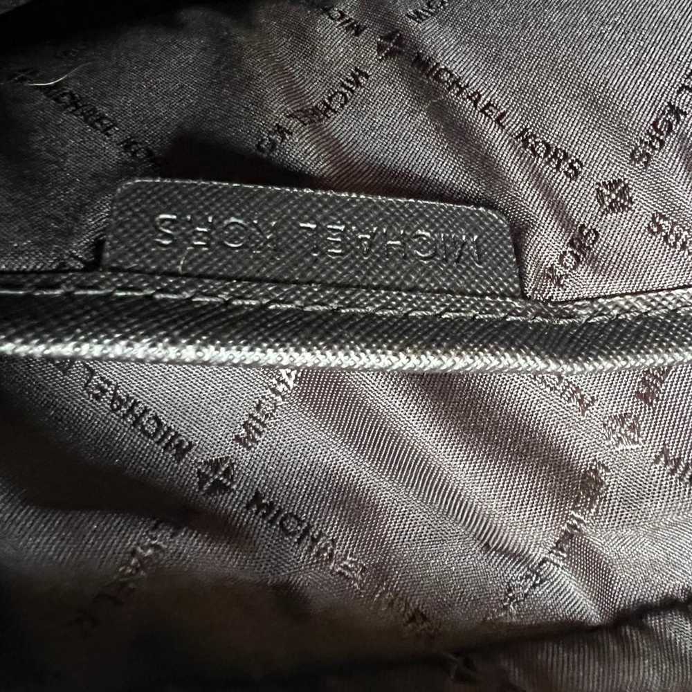 Michael Kors Black Leather Purse & Matching Wallet - image 3