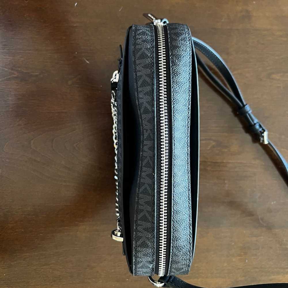 Michael Kors Black Leather Purse & Matching Wallet - image 7