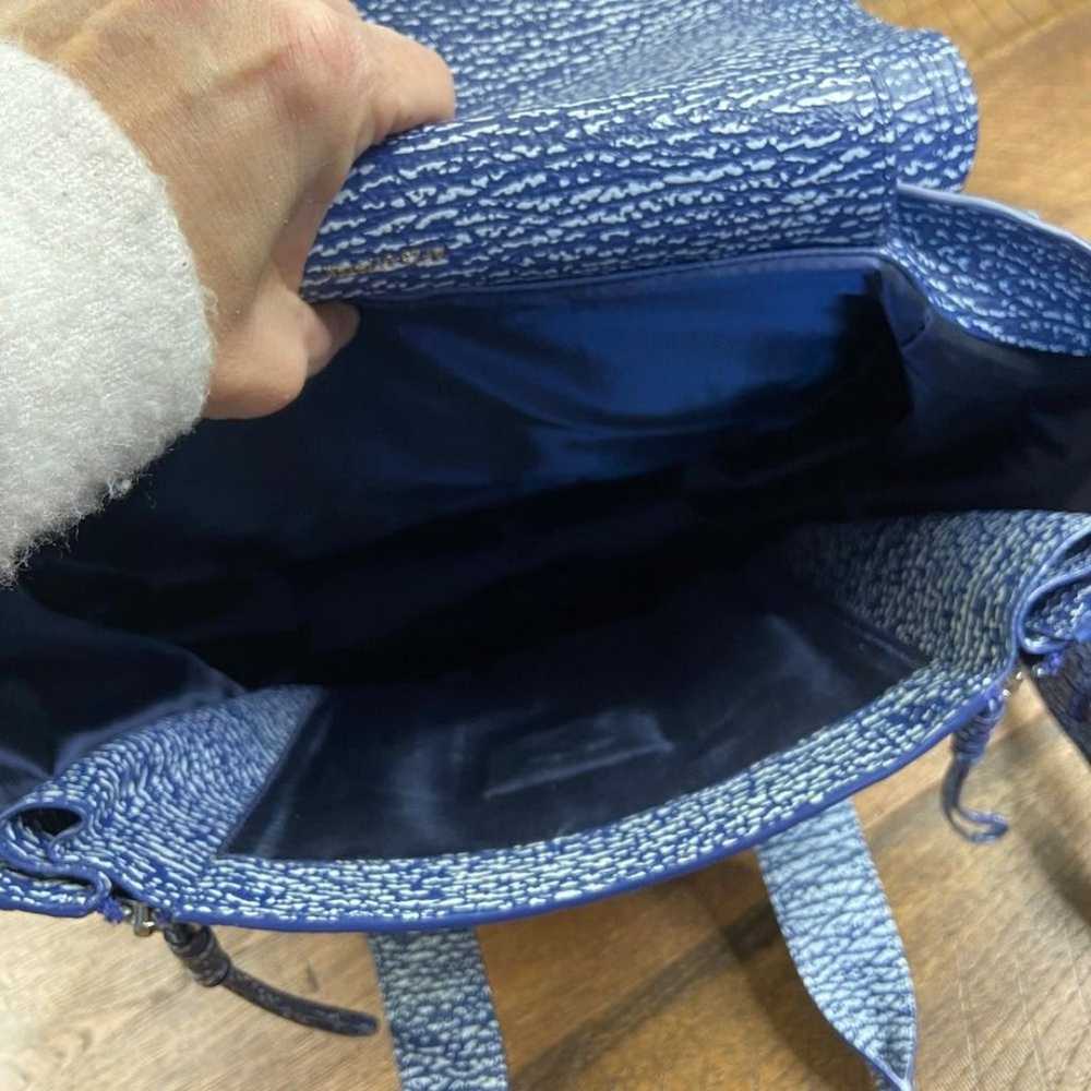 3-1 PHILLIP LIM Blue Pashli satchel Speckle bag - image 7