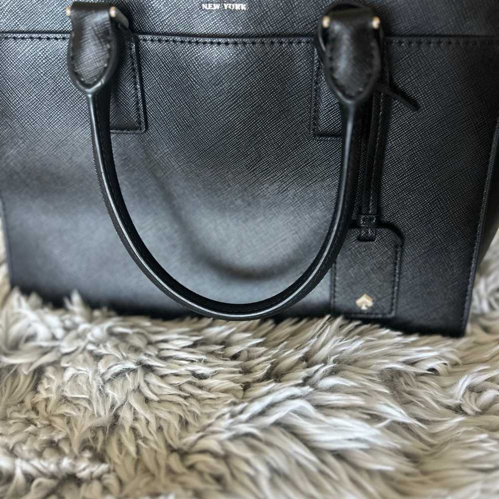 Kate Spade black medium leather handbag - image 8