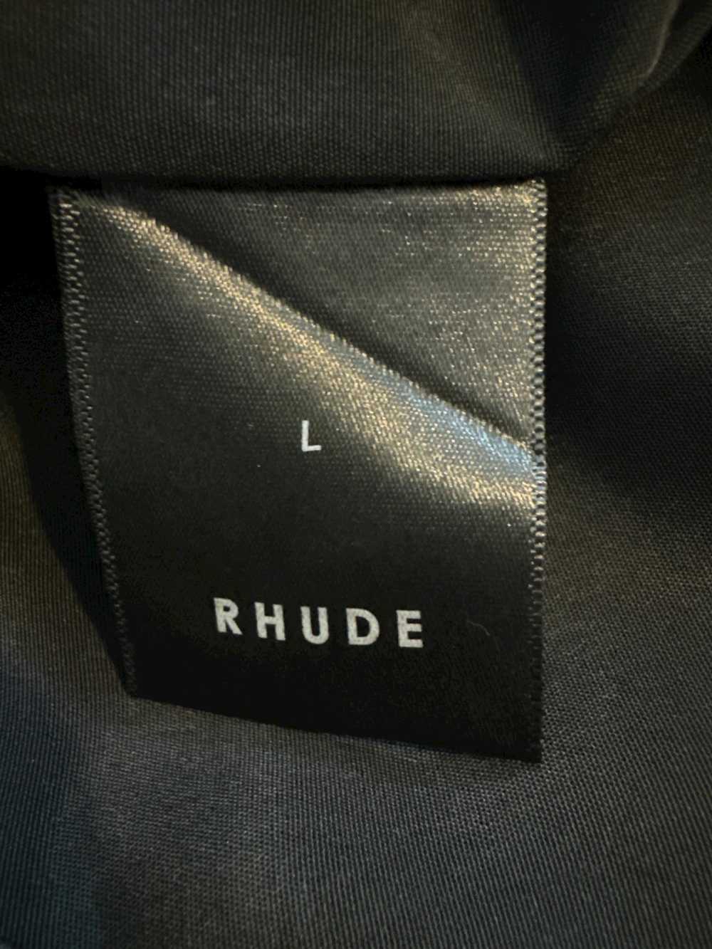 Rhude Colorblock Embroidered Logo Shorts - image 9