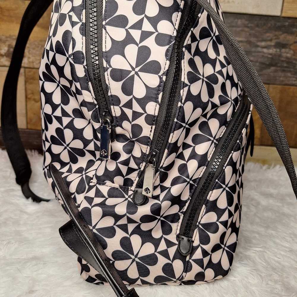 Kate Spade Nylon Black and White Backpack - image 4