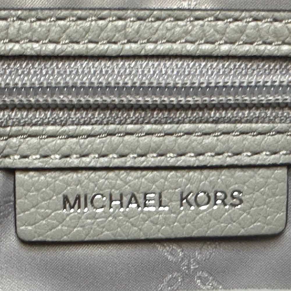 NWOT Michael Kors Fulton Gray Pebble Leather Hobo… - image 6