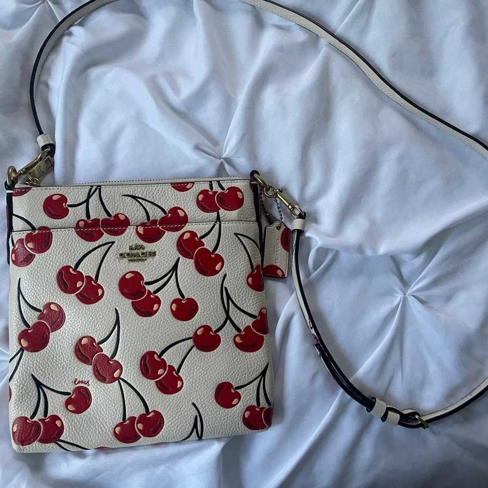 Coach cherry print bag - image 1