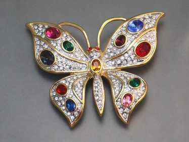 スワロフスキー butterfly クリスタルパヴェブローチ Swarovski butterfly brooch - Gem