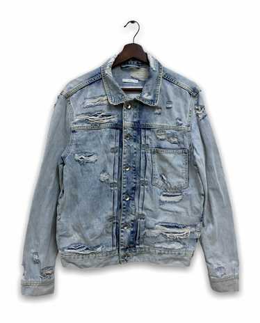 Zara Denim Jacket | Zara denim jacket, Distressed denim, Zara jacket