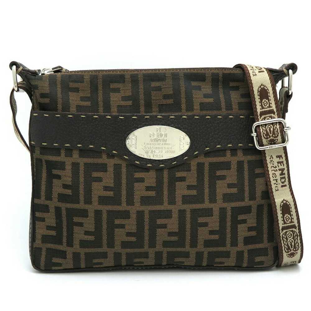 Fendi FENDI Zucca Selleria Women's Shoulder Bag 8… - image 1
