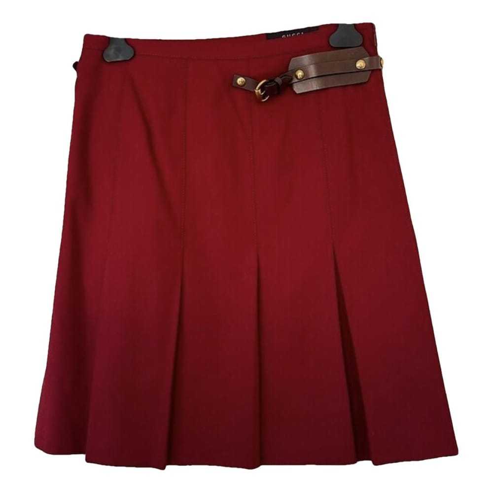 Gucci Wool mini skirt - image 1