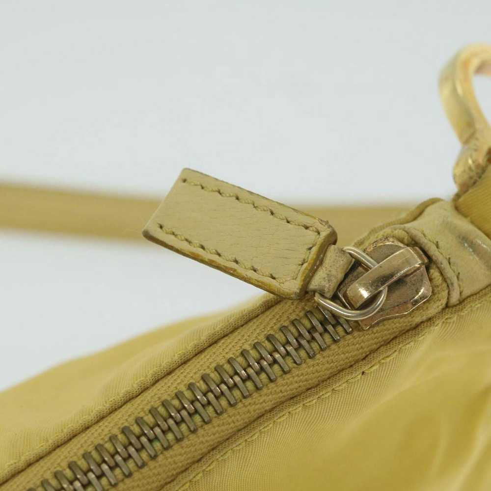 Prada PRADA Accessory Pouch Nylon Yellow Auth hk1… - image 10