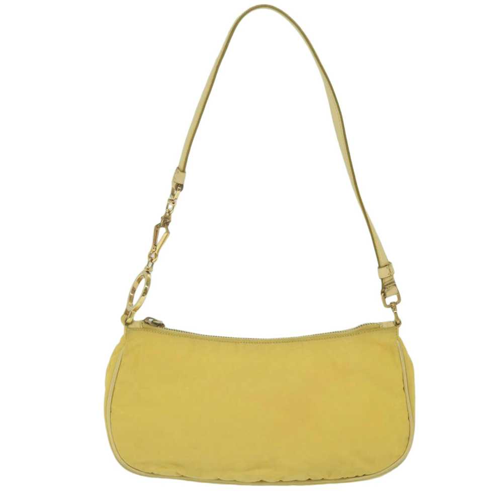 Prada PRADA Accessory Pouch Nylon Yellow Auth hk1… - image 2