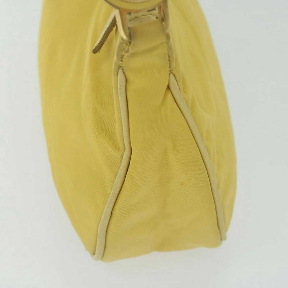 Prada PRADA Accessory Pouch Nylon Yellow Auth hk1… - image 3