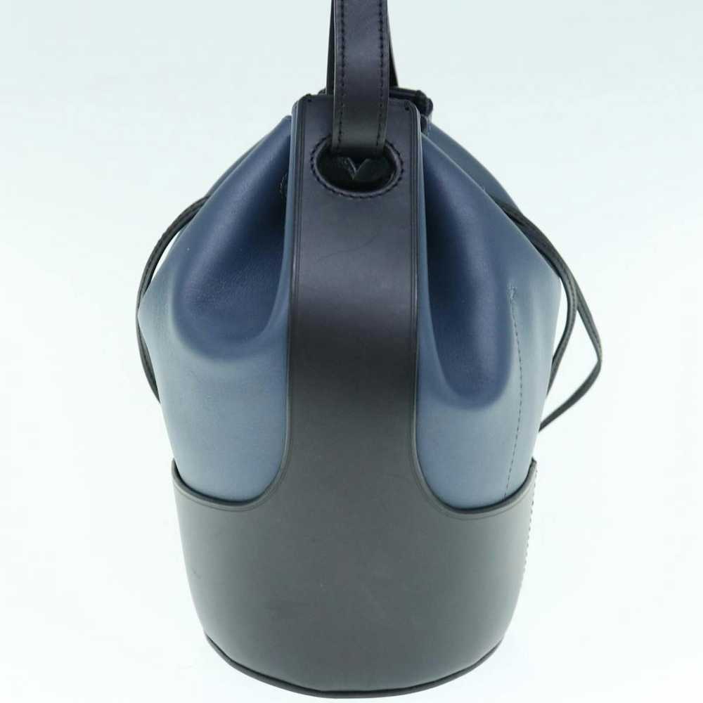 Loewe LOEWE Balloon Shoulder Bag Leather Black Na… - image 4