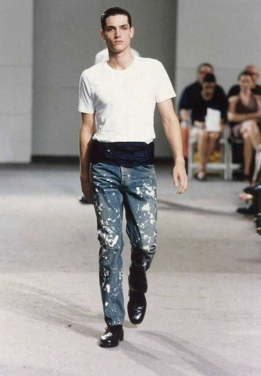 Helmut Lang Helmut Lang SS1998 painter jeans - image 1