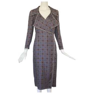 Burberry Silk mid-length dress - image 1