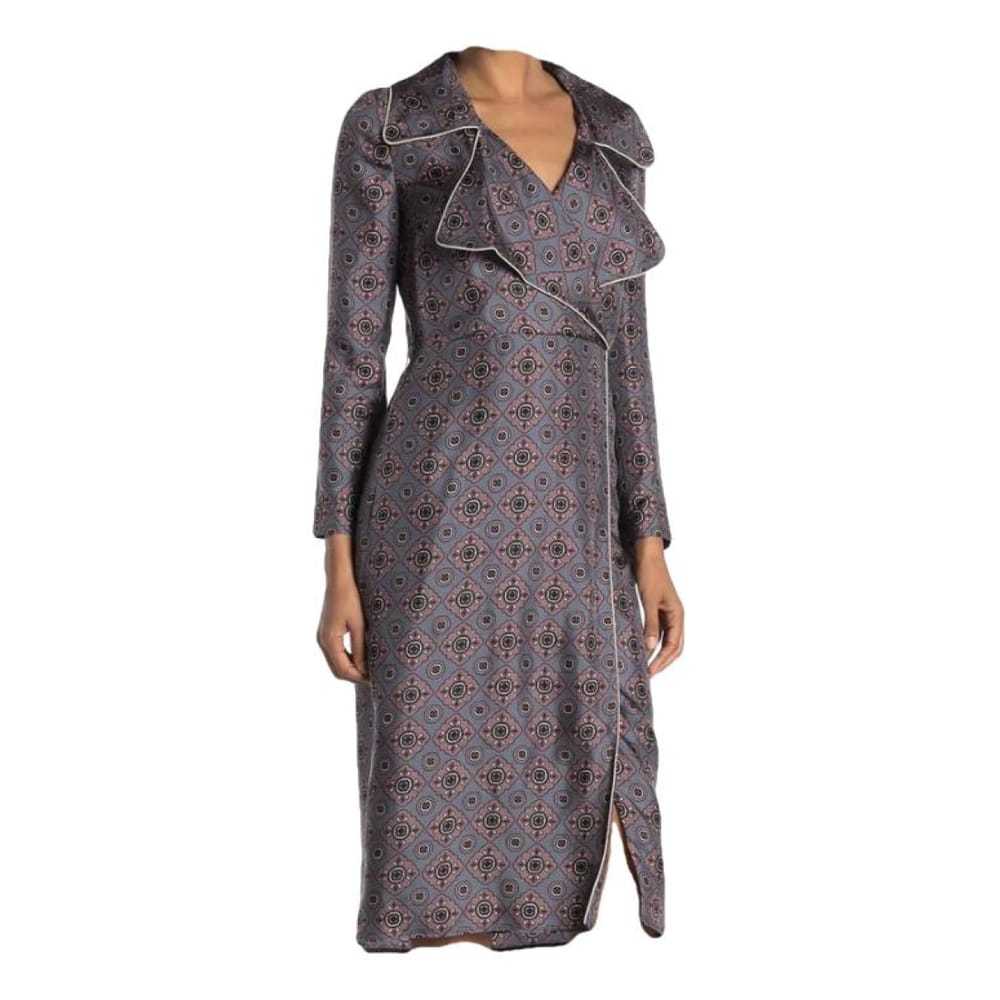 Burberry Silk mid-length dress - image 2