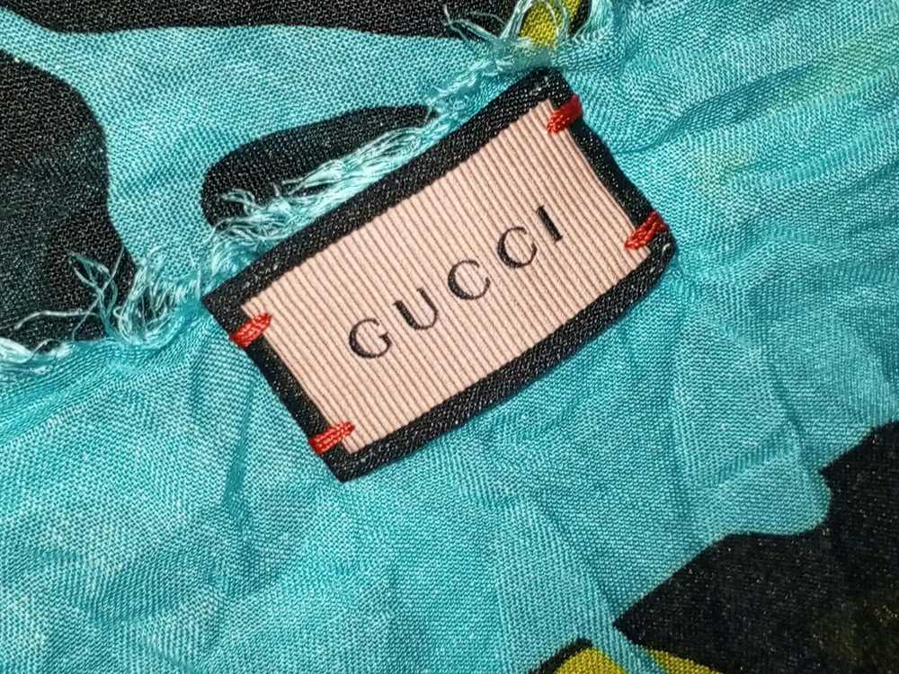 Gucci Gucci GucciGhost GG Star Large Modal Rayon … - image 4