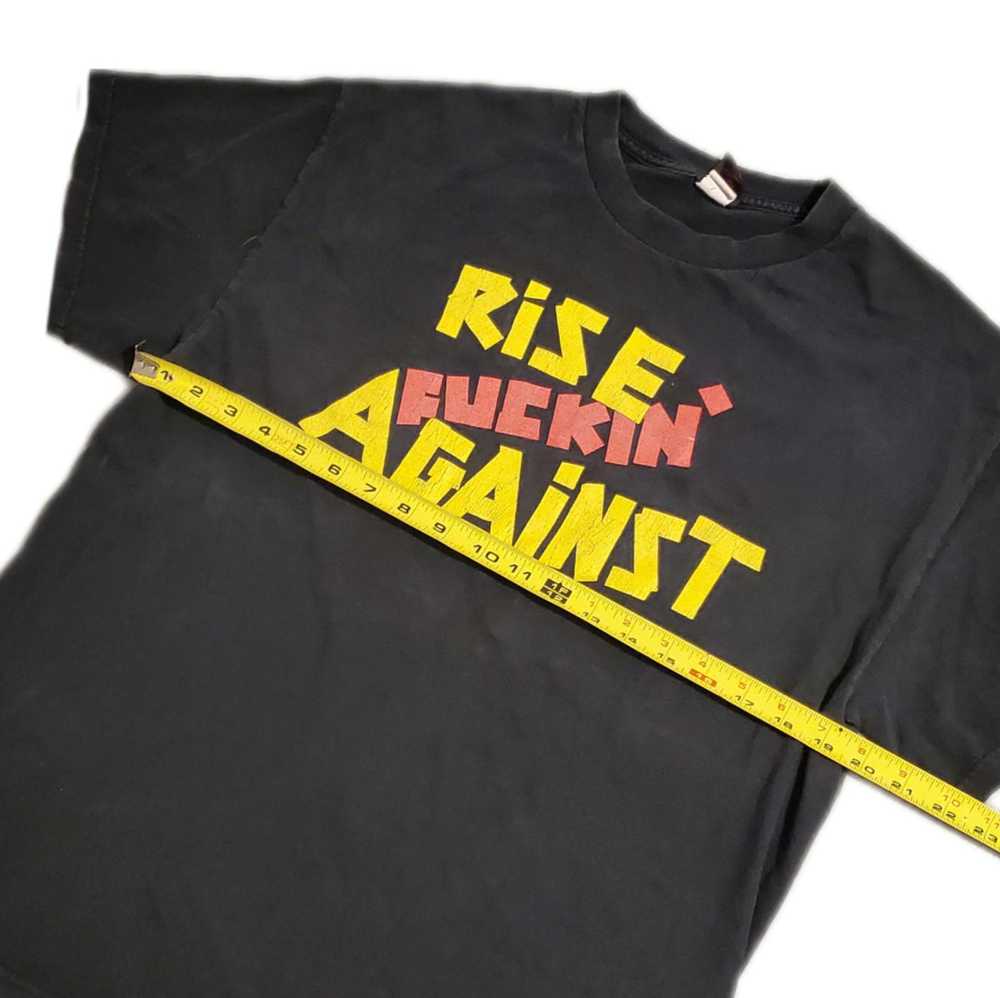 Vintage Rise Fuckin Against T-Shirt - image 4