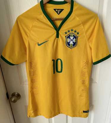 Brazil 2018 - 2019 Home football shirt jersey Nike Size M #10